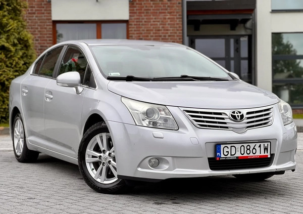 Toyota Avensis cena 26999 przebieg: 214299, rok produkcji 2009 z Darłowo małe 277